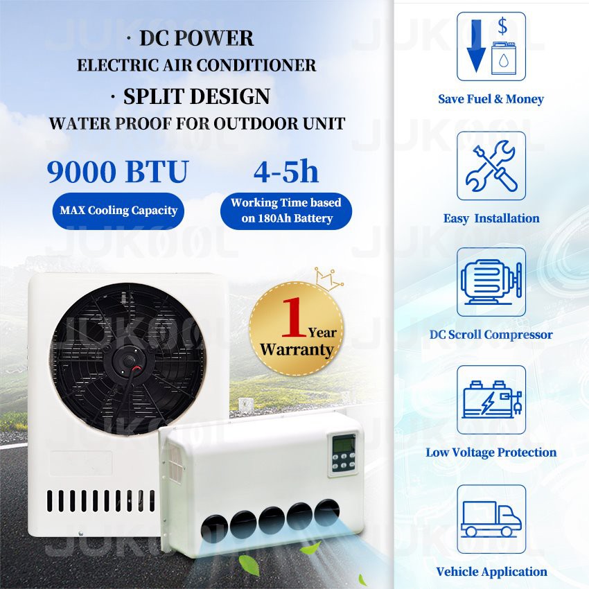 Feature of electric ac for trucks